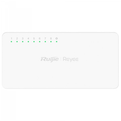 Коммутатор 8-портовый гигабитный неуправляемый Ruijie Reyee RG-ES08G-L